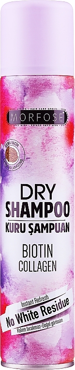 Trockenshampoo mit Biotin und Kollagen für Haarvolumen - Morfose Extra Volume Dry Shampoo  — Bild N2