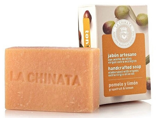 Handgemachte Seife mit Grapefruit und Zitrone - La Chinata Grapefruit Lemon Handcrafted Soap — Bild N1