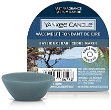 Düfte, Parfümerie und Kosmetik Aromatisches Wachs - Yankee Candle Wax Melt Bayside Cedar