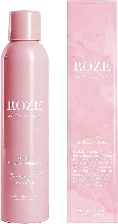 Haarspray mit elastischem Halt - Roze Avenue Self Love Flexible Hairspray — Bild N2