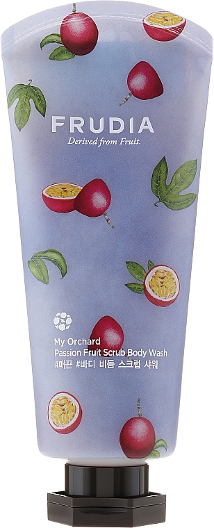 Feuchtigkeitsspendendes Körperpeeling mit Passionsfruchtextrakt - Frudia My Orchard Passion Fruit Scrub Body Wash — Bild N1