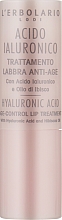 Düfte, Parfümerie und Kosmetik Feuchtigkeitsspendender und pflegender Lippenbalsam mit Hyaluronsäure - L'Erbolario Hyaluronic Acid Age-Control Lip