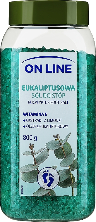 Entspannendes Fußbadesalz mit Eukalyptusöl - On Line Eucaliptus Foot Salt — Bild N1