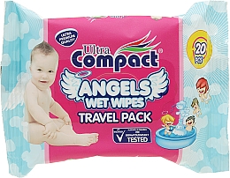 Düfte, Parfümerie und Kosmetik Feuchttücher für Babys - Ultra Compact Angels Wet Wipes Travel Pack