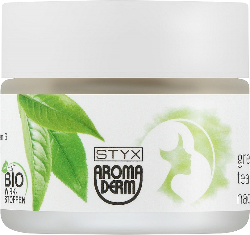 Nachtcreme mit Grüner Tee für das Gesicht - Styx Naturcosmetic Aroma Derm Green Tea Night Cream — Bild N1