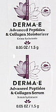 Düfte, Parfümerie und Kosmetik Set (Probe) - Derma E Skin Restore Set (cr/1.5g + serum/1.5g)