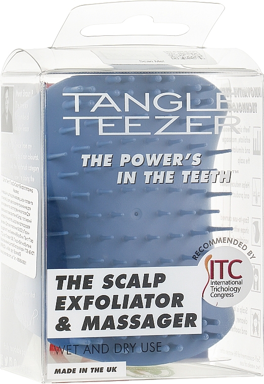 Peeling- und Massagebürste für die Kopfhaut - Tangle Teezer The Scalp Exfoliator & Massager Coastal Blue — Bild N4