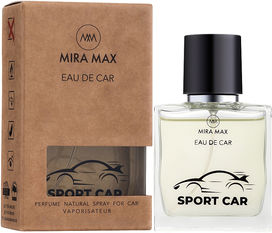 Auto-Lufterfrischer - Mira Max Eau De Car Sport Car Perfume Natural Spray For Car Vaporisateur — Bild N1