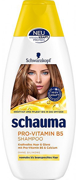 Kräftigendes und pflegendes Shampoo mit Provitamin B5 und Calcium für normales bis beanspruchtes Haar - Schauma Pro-Vitamin B5 Shampoo