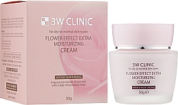 Feuchtigkeitsspendende Gesichtscreme - 3W Clinic Flower Effect Extra Moisturizing Cream — Bild N2
