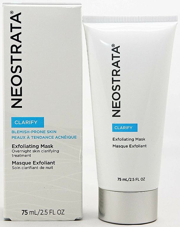 Porenverfeinernde Peelingmaske für die Nacht mit 8% Neoglucosamin - Neostrata Clarify Exfoliating Mask — Bild N1