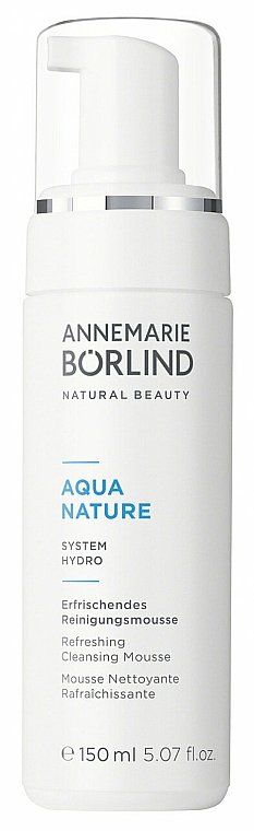 Erfrischendes Reinigungsmousse für das Gesicht - Annemarie Borlind Aquanature Refreshing Cleansing Mousse — Bild N1