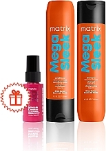 Düfte, Parfümerie und Kosmetik Haarpflegeset - Matrix Mega Sleek (Shampoo 300ml + Conditioner 300ml + Spray 30ml)