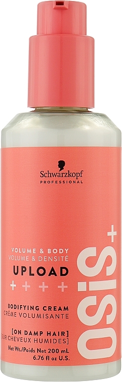 Stärkende Haarcreme - Schwarzkopf Professional Osis+ Upload Bodifying Hair Cream — Bild N1