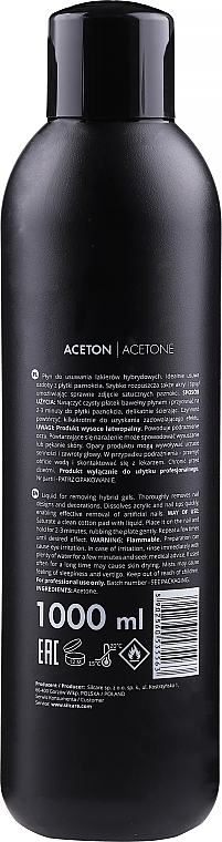 Aceton zum Entfernen von Gel-Lack, Acryl und Tips - Silcare Nailo Aceton — Bild N4