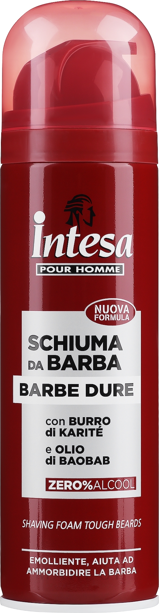 Rasierschaum mit Vitamin E - Intesa Classic Red Shaving Tough Beards — Bild 300 ml