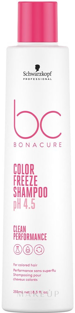 Shampoo für coloriertes Haar - Schwarzkopf Professional Bonacure Color Freeze Shampoo pH 4.5 — Bild 250 ml