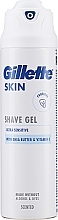 Düfte, Parfümerie und Kosmetik Rasiergel - Gillette Fusion 5 Ultra Sensitive Shave Gel With Shea Butter & Vitamin E