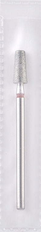 Diamant-Nagelfräser Kegelstumpf L-8 mm 4,0 mm rot - Head The Beauty Tools — Bild N1