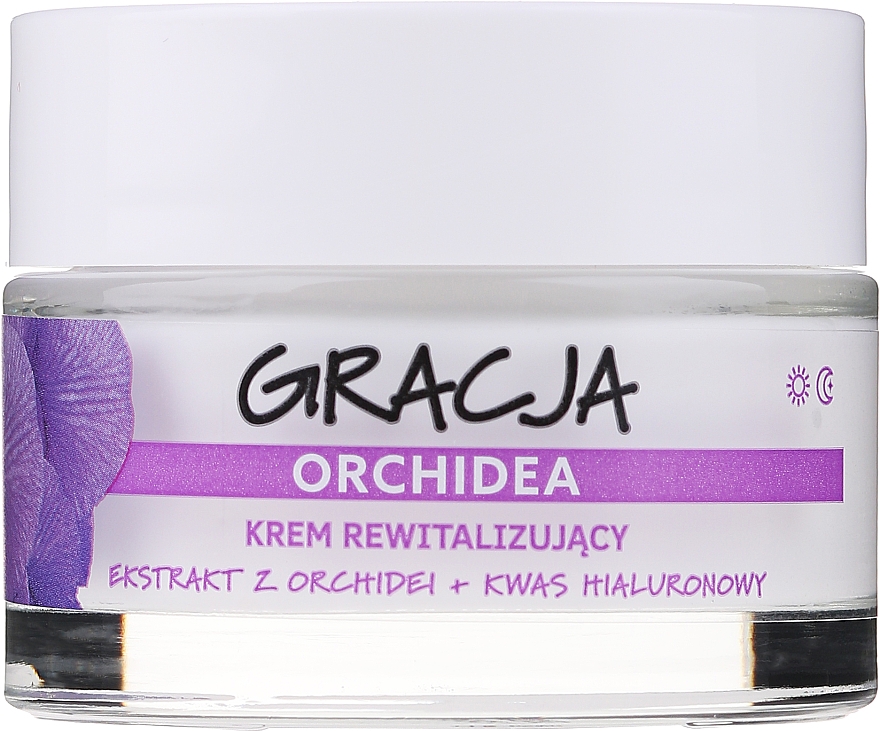 Revitalisierende Anti-Falten Tages- und Nachtcreme mit Orchideenextrakt und Hyaluronsäure - Miraculum Gracja Orchid Revitalizing Anti-Wrinkle Day/Night Cream