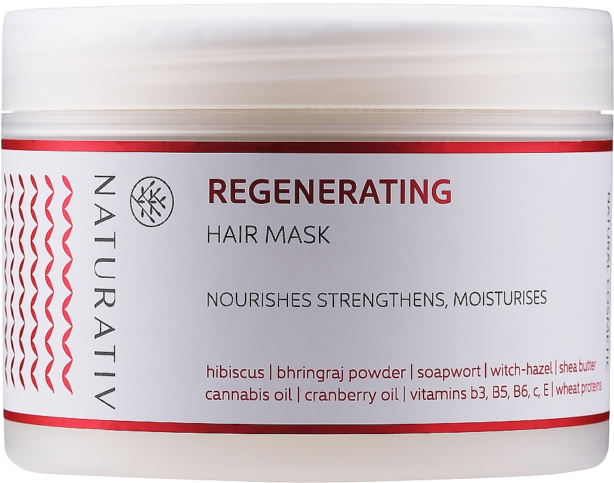 Regenerierende Haarmaske - Naturativ Regeneration Mask — Bild N1