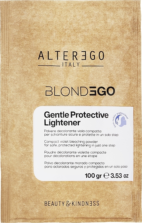 Aufhellendes Pulver - AlterEgo BlondEgo Gentle Protective Lightener Violet Bleaching Powder  — Bild N1