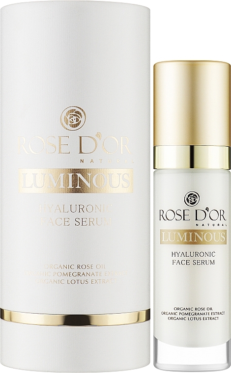 Hyaluron-Gesichtsserum - Bulgarian Rose Rose D'or Luminous Hyaluronic Face Serum — Bild N2