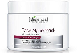 Düfte, Parfümerie und Kosmetik Alginatmaske für das Gesicht mit pflanzlichen Stammzellen - Bielenda Professional Face Algae Mask