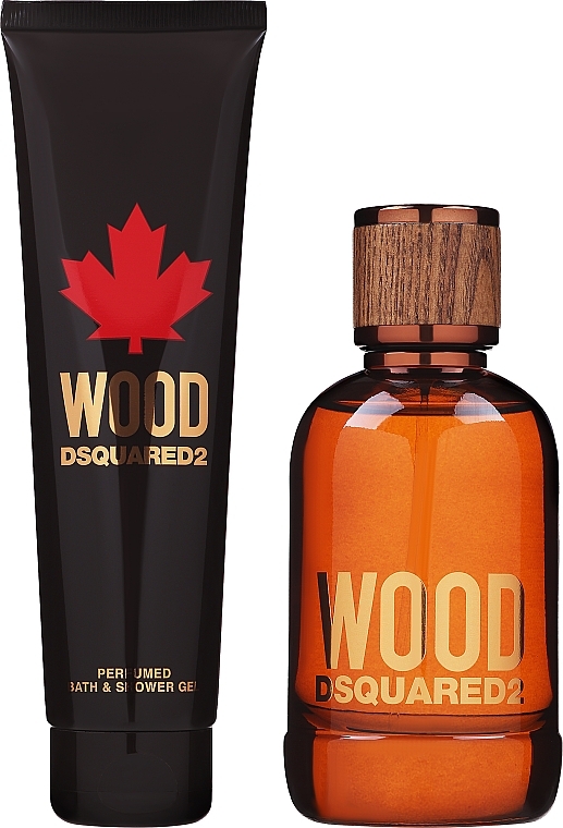 Dsquared2 Wood Pour Homme - Duftset (Eau de Toilette 100ml + Duschgel 150ml)  — Bild N2