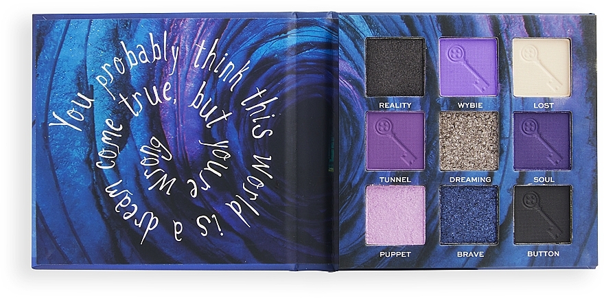 Lidschattenpalette - Makeup Revolution X Coraline The Secret Door Eyeshadow Palette  — Bild N5