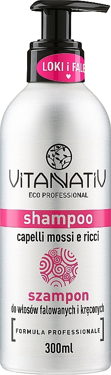 Vitanativ Shampoo Wavy and Curly Hair - Shampoo für welliges und lockiges Haar — Bild N1