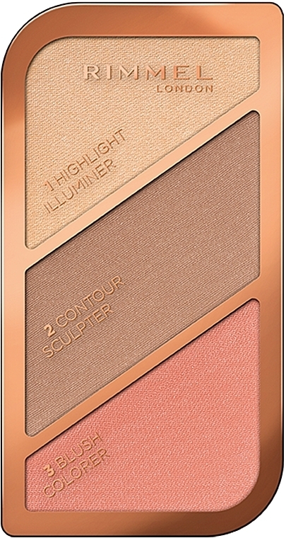 Highlighter Gesichtspalette - Rimmel Kate Sculpting Palette