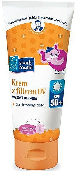 Creme mit LSF 50+ UV-Filter für Säuglinge und Kinder - Skarb Matki Filter Cream For Kids — Bild N1