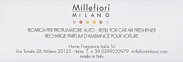 Nachfüller für Auto-Lufterfrischer Holz und Gewürze - Millefiori Milano Icon Refill Legni & Spezie — Bild N1