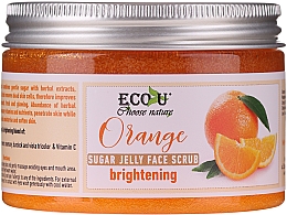 Gesichtspeeling mit Zuckergelee und Orange - Eco U Orange Brightening Sugar Jelly Face Scrub — Bild N2