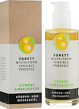 Düfte, Parfümerie und Kosmetik Körper- und Massageöl Zitrone Zirbelkiefer - Sonnet Citrus Massage Oil