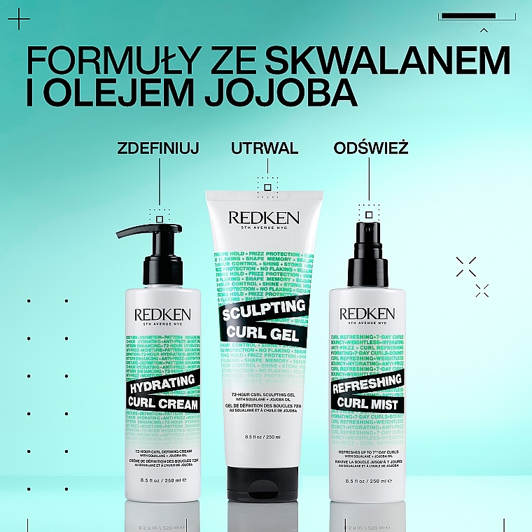 Modelliergel für lockiges Haar - Redken Sculpting Curl Gel  — Bild N6