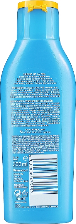 Sonnenschutzmilch Schutz und Bräune - Nivea Sun Protect & Bronze Sun Milk SPF30 — Bild N2