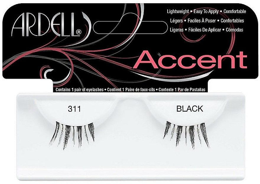 Künstliche Wimpern - Ardell Accent Eyelashes 311 Black — Bild N1