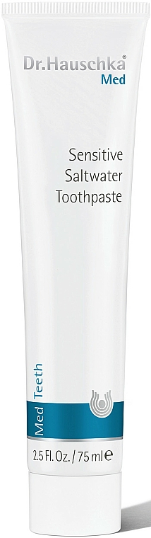 Zahnpasta für sensible Zähne und Zahnfleisch mit Meersalz und Meerwasser - Dr. Hauschka Med Sensitive Saltwater Toothpaste — Bild N1