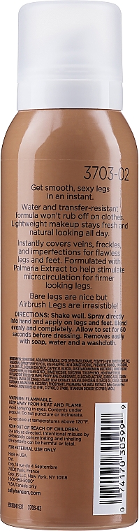 Bräunungsspray für perfekte Beine - Sally Hansen Airbrush Legs Medium Glow — Bild N4
