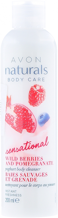 Duschcreme Joghurt, Wildbeeren und Granatapfel - Avon Naturals Body Care