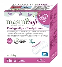 Bio Slipeinlagen ultra 24 St. - Masmi Natural Cotton Soft Pantyliners — Bild N1