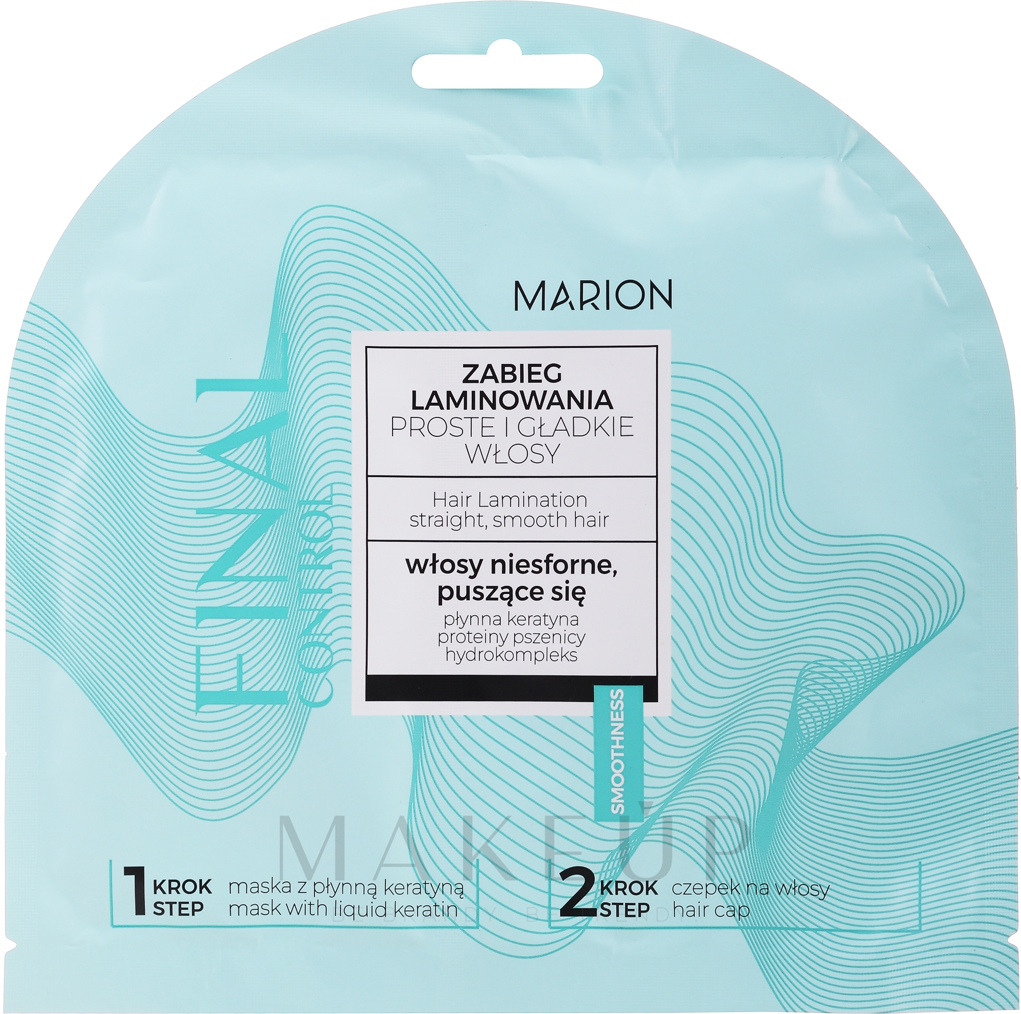Glättende Haarmaske mit Keratin - Marion Hair Mask — Foto 20 ml