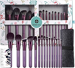 Düfte, Parfümerie und Kosmetik Make-up Pinselset 15-tlg. - Eigshow Beauty Eigshow Makeup Brush Kit In Gift Box Smoke Purple