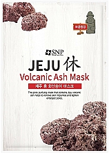 Düfte, Parfümerie und Kosmetik Reinigende Tuchmaske mit Vulkanasche - SNP Jeju Rest Volcanic Ash Mask