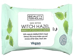 Düfte, Parfümerie und Kosmetik Abschminktücher - Beauty Formulas Witch Hazel Make-Up Remover Wipes 