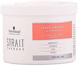 Düfte, Parfümerie und Kosmetik Regenerierende Haarmaske für glattes Haar - Schwarzkopf Professional Strait Therapy Post Treatment Balm