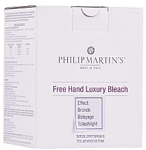 Luxuriöses Haaraufhellungspulver - Philip Martin's Free Hand Luxury Bleach — Bild N2