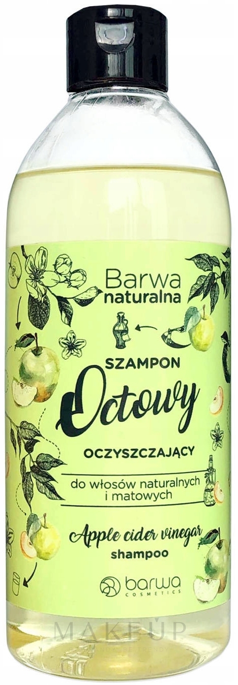 Klärendes Shampoo - Barwa Natural Apple Cider Vinegar Shampoo — Bild 500 ml